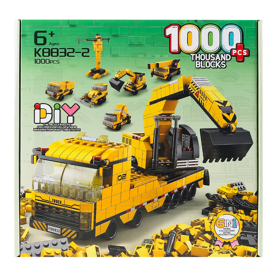 Конструктор Будівел.техніка SY 1000 дет.