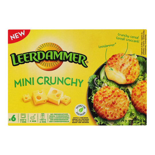Сир Леердаммер Mini Crunchy у панір.150г