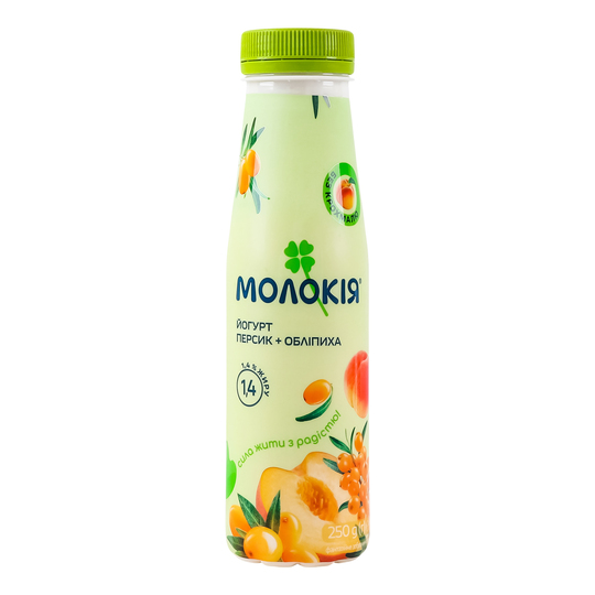Йогурт 1,4% Молокія пер. обліп. 250г пл.