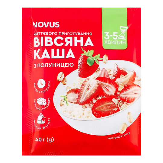 Каша вівс. мит.приг. Novus з пол. 40г