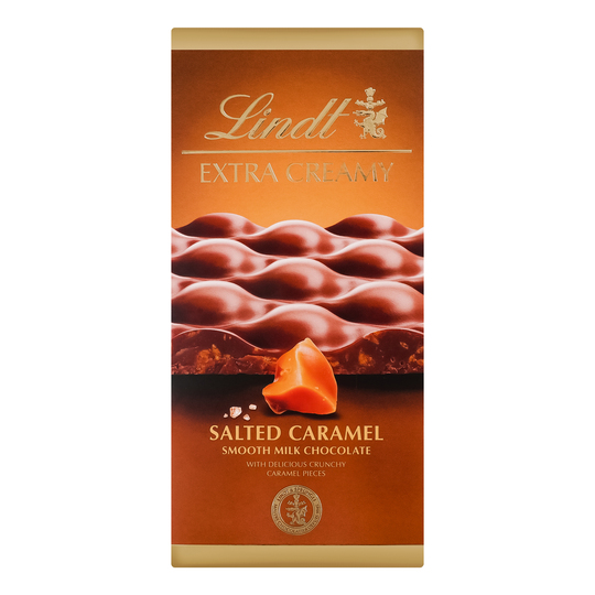 Шоколад молочний з карамел. Lindt 80г