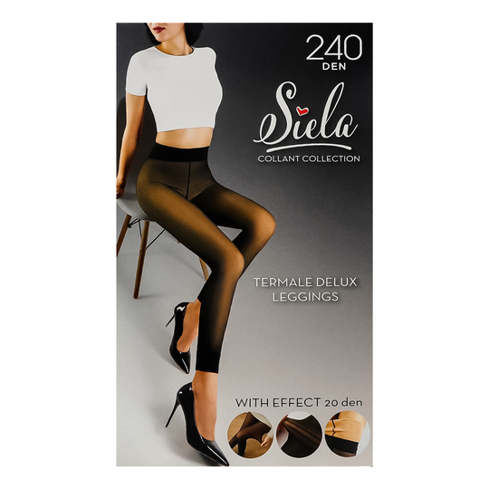 Леггінси жін.з хутр.Siela 240 nero,S/M