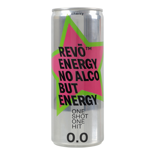 Напій енергетичний Revo Вишня 0,25л з/б