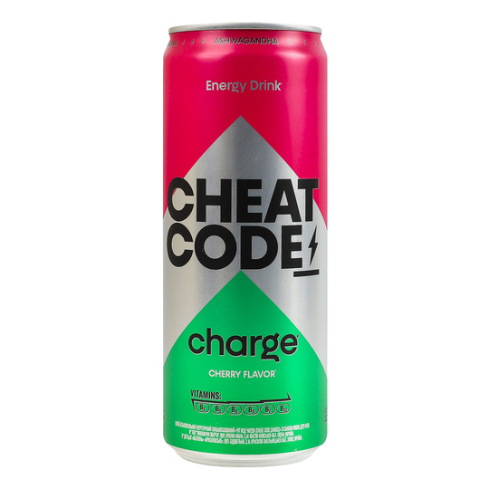 Напій енерг. Cheat Code Charge 0,33л з/б