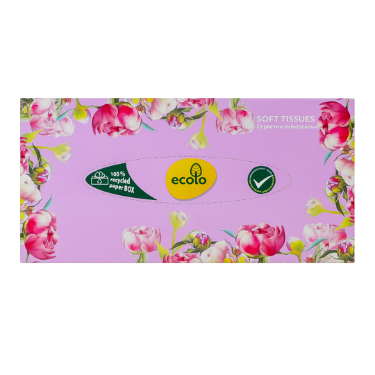 Сервети косм.білі пен.Ecolo 100шт 2х ш