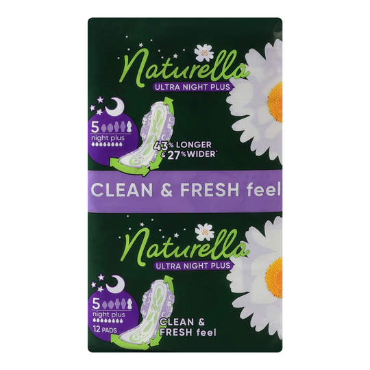 Прокладки нічні ultra plus Naturella12шт