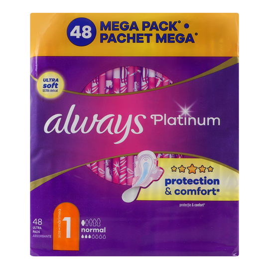 Прокладки Platinum Mega Always 6х48шт