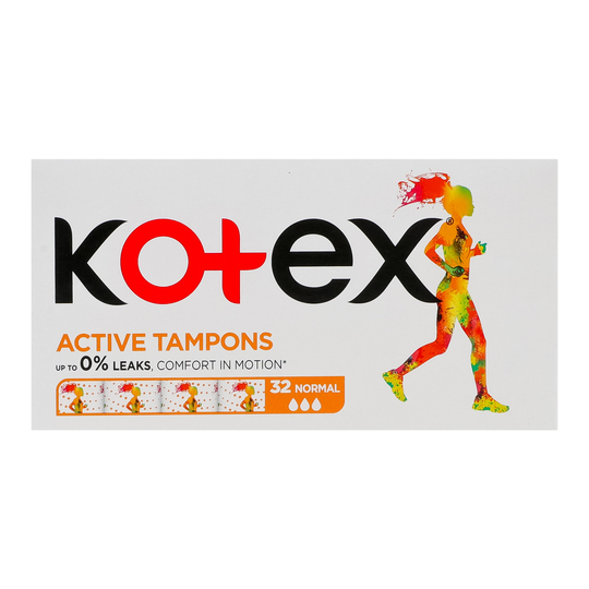 Тампони гігієн.normal active Kotex 32шт