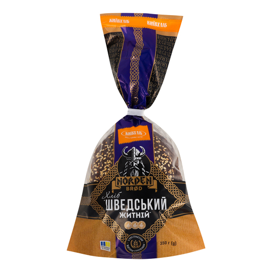 Хліб Шведський житній Київхліб 350г