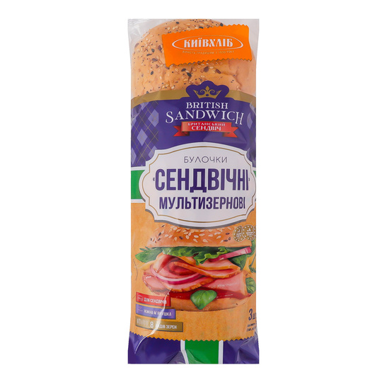 Булочки мультизер. Сендвіч Київхліб 180г