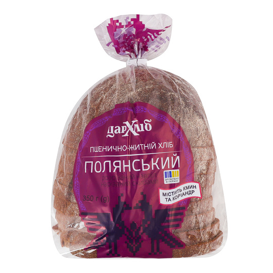 Хліб Полянський Цар Хліб 350г