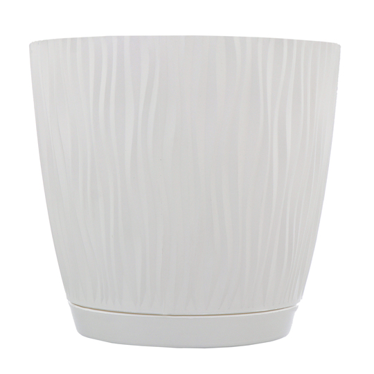 Вазон д/кв.PRP SANDY кр.з під. біл.13см