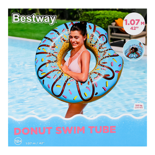 Круг для плавання Пончик Bestway 1,07м