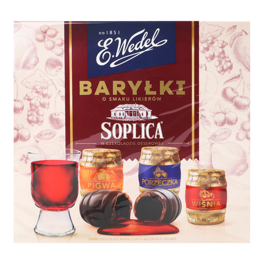 Цукерки шок.BARRELS Soplica E.Wedel200г