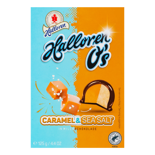 Цукерки шок.O's Caramel Halloren 125г