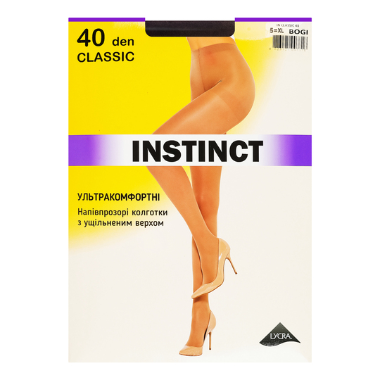 Колготки жін.Instinct 40den,bogi р.5
