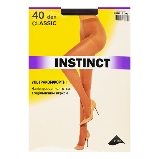 Колготки жін.Instinct 40den,bogi р.6