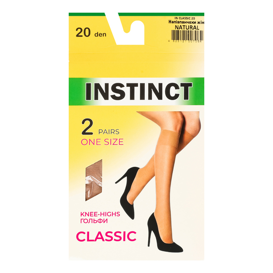 Напівпанчохи жін.I 20den,natur 23-25