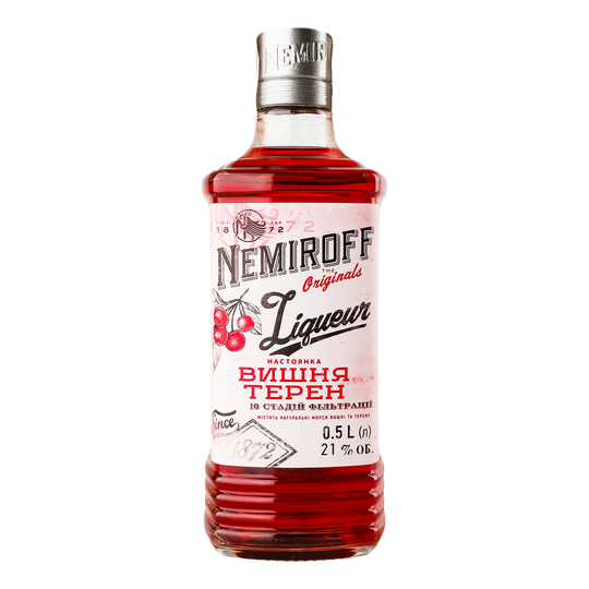 Настоянка Nemiroff Вишня Терен 21%0,5л