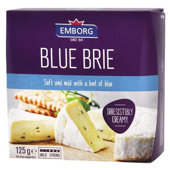 Сир Брі 60% Emborg blue 125г