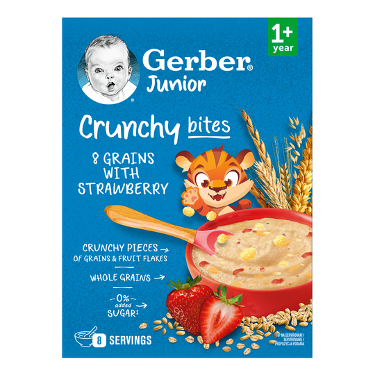 Каша мульт.пластів.полуниц. Gerber 200г