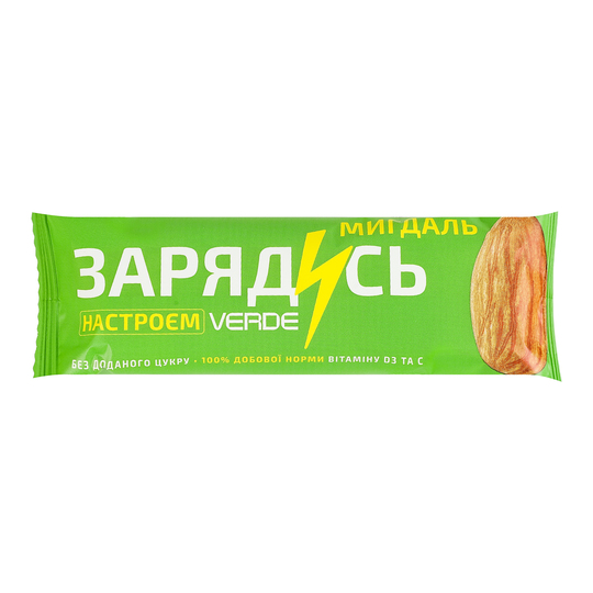 Батончик Зарядись настроєм Verde 30г