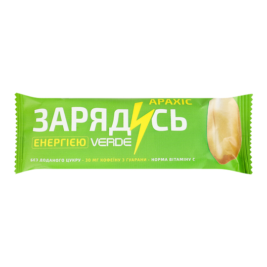 Батончик Зарядись енергією Verde 30г