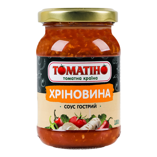 Соус хрін.гостр.том.часн. Томатіно 180г
