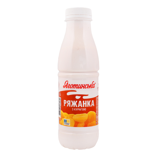 Ряжанка 2,9% Яготин курага 450г пляшка