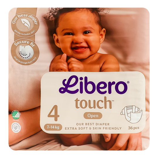 Підгузники Libero Touch 4 7-14кг 36шт