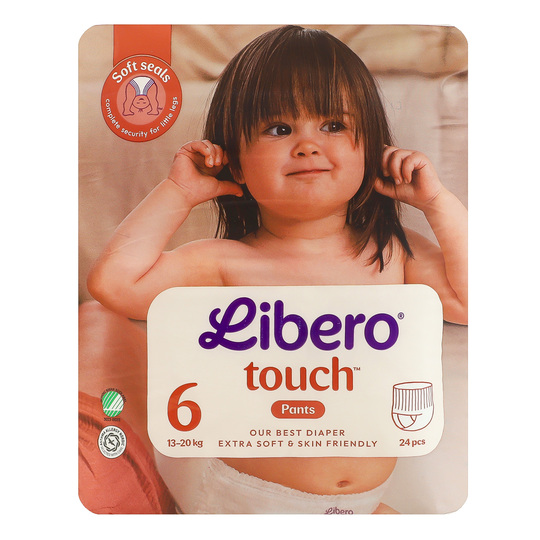 Підгузники LiberoTouch 6 13-20кг 24шт