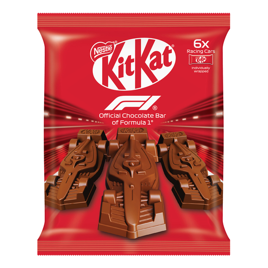 Шоколад молочн Racing cars Kit Kat 6х11г