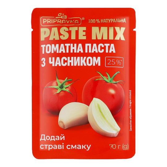Паста томат. з часн. Pripravka 70г