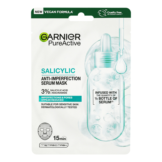 Маска д/обл.Garnier Pure ткан.23г
