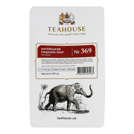 Чай TeahouseАнглійськ.снід.FBOP 100г м/у