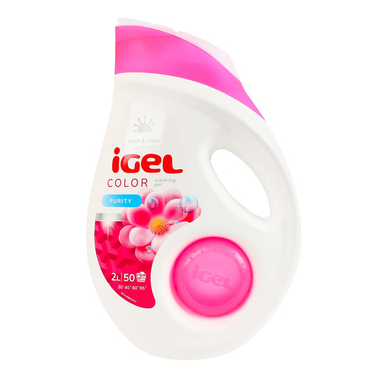 Гель д/прання Igel Col.Pur.кол.ткан.2л