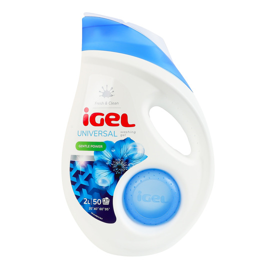 Гель д/прання Igel Univ.кол.біл.ткан.2л