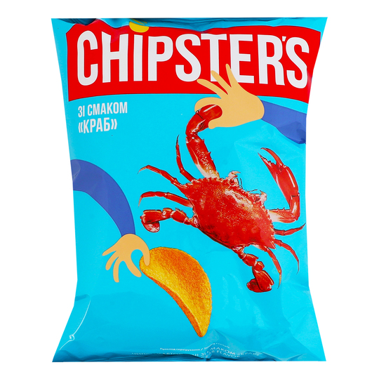 Чипси картопляні Краб Chipster's60г м/у