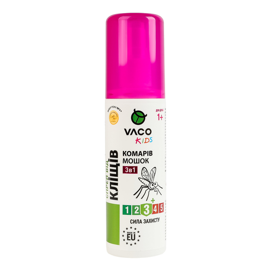 Спрей в/ком.кліщ.в/1р.Vaco Kids 3в1 80мл