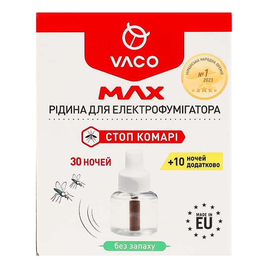 Рідина д/ел-фум.в/ком. Vaco Max 40н.30мл