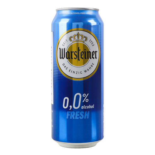 Пиво св. б/а Warsteiner Fresh 0,5л з/б