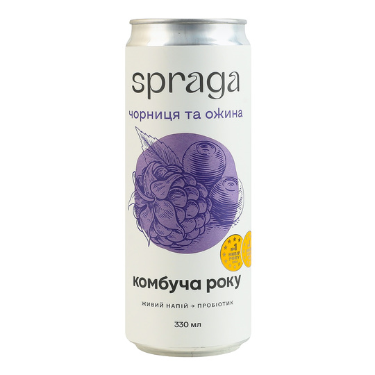 Напій сл/гаSPRAGAкомб.чорн.ожин.0,33лз/б