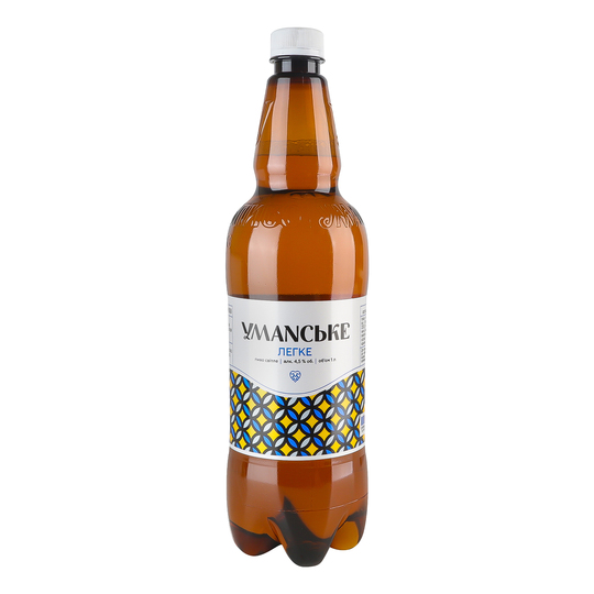 Пиво св. фільтр. Уманьське Лег4,5%1л ПЕТ