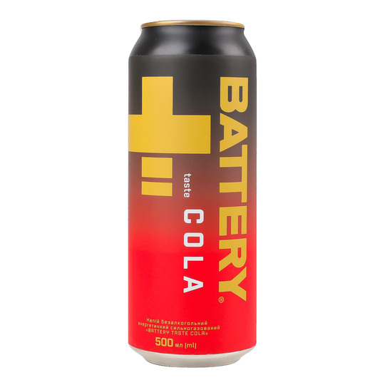 Напій ен. Battery Taste Cola 0,5л з/б
