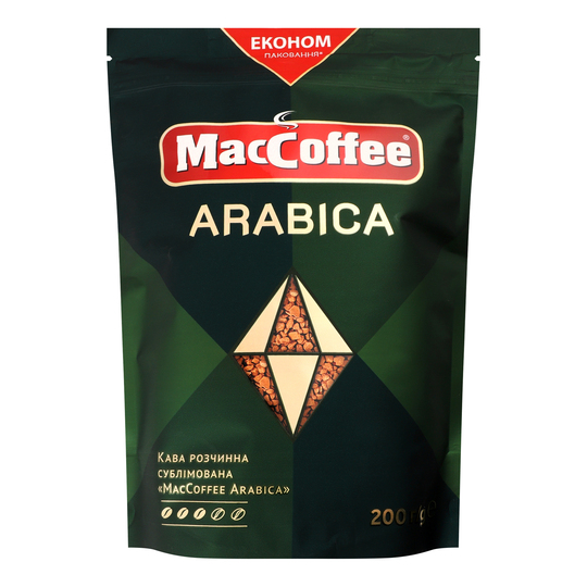 Кава MacCoffee Arabica розч.суб.200г д/п