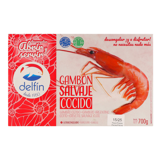 Креветки арг. вар. мор.Delfin 15/25 700г