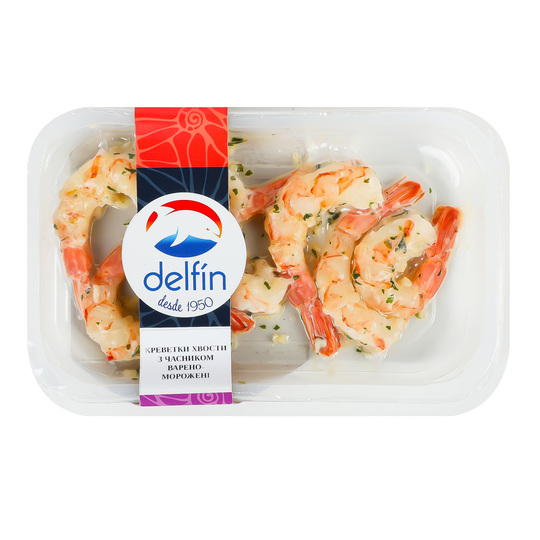 Креветки з часн. з хв. Delfin 150г