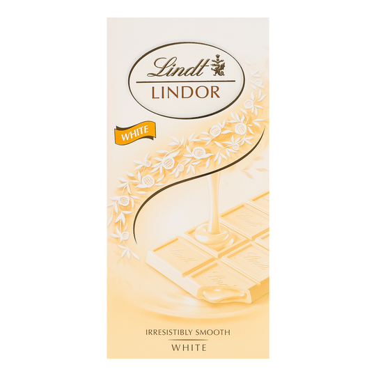 Шоколад Lindt Lindor білий 100г к/у