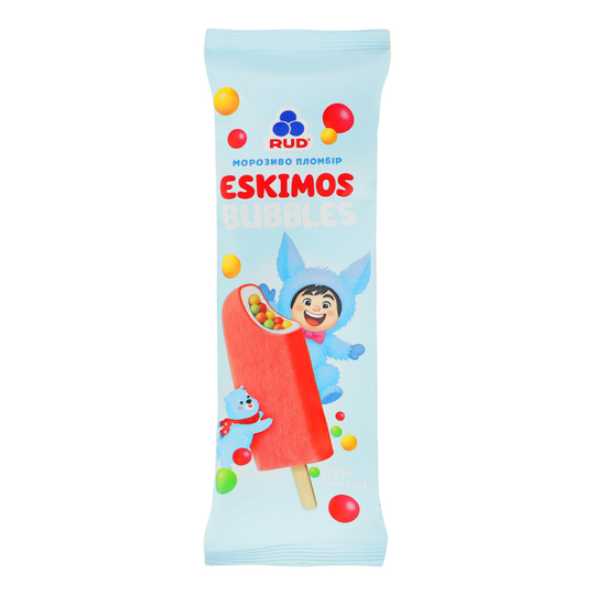 Морозиво Ескімос Bubbles Рудь 70г