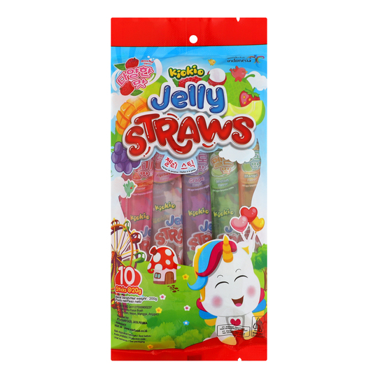 Желейні цукерки straws mix Kiokio 20г